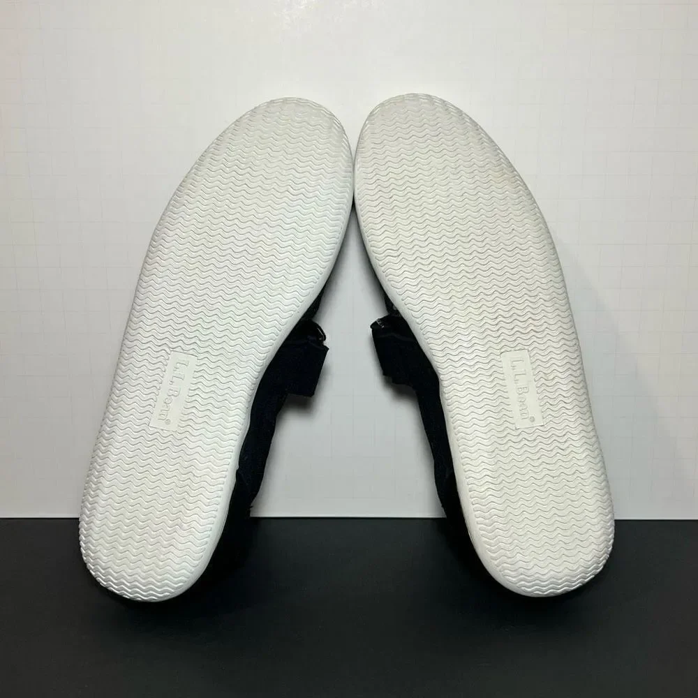 Mens LL BEAN Black Slip On Water Shoes / Size M - 8.5